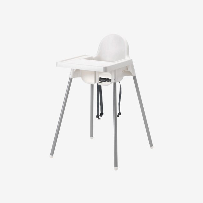 Antilop Highchair child with tray white - Styla