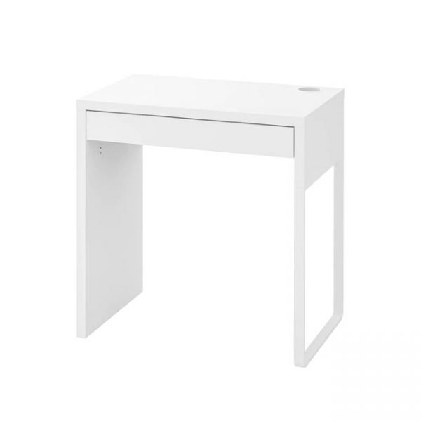 MICKE Desk, white, 73x50cm - Styla