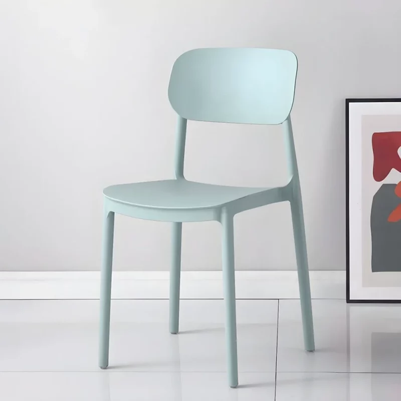 GROF designer replica stackable chair, turquoise - Styla